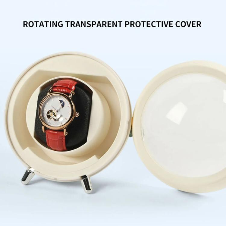 Smart Watch Winder With Anti-Magnetic Protection Silent Operation Dual Power Modes USB/Battery