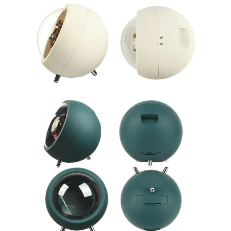 Smart Watch Winder With Anti-Magnetic Protection Silent Operation Dual Power Modes USB/Battery