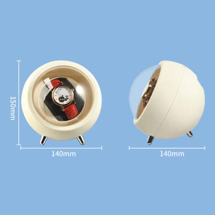 Smart Watch Winder With Anti-Magnetic Protection Silent Operation Dual Power Modes USB/Battery