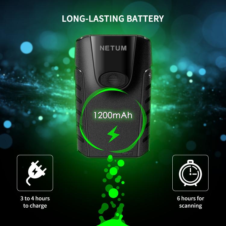 Cell Phone Back Clip Portable Wireless Bluetooth Scanner