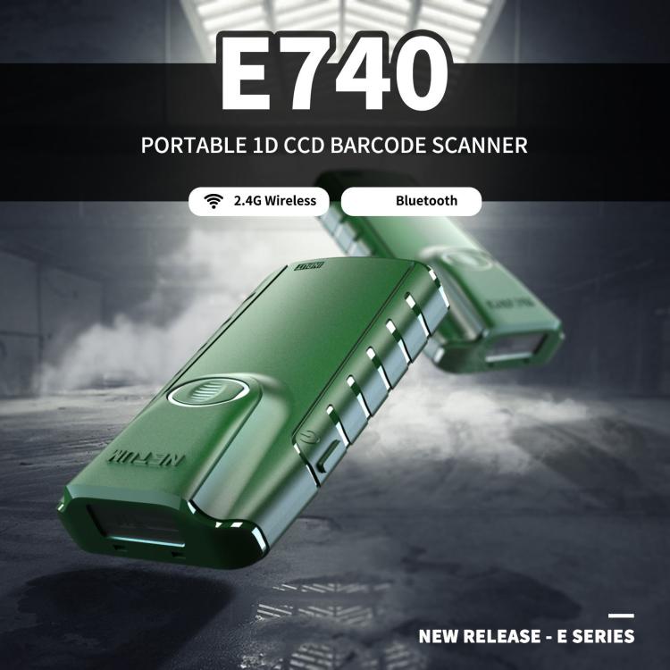 Cell Phone Back Clip Portable 1D Code Wireless Bluetooth Scanner