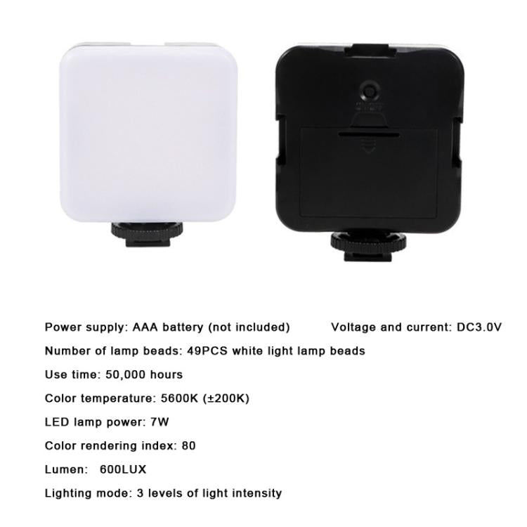 49 LEDs Streaming Lighting Kit for Phone All-in-One Video Recording Set with Tripod Stand &  Microphone