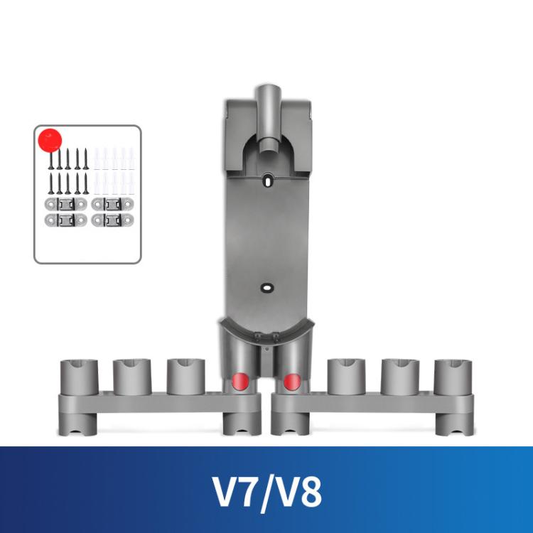 Vacuum Cleaner Wall Mount Storage Rack Accessory Holder Holds Up to 10 Attachments