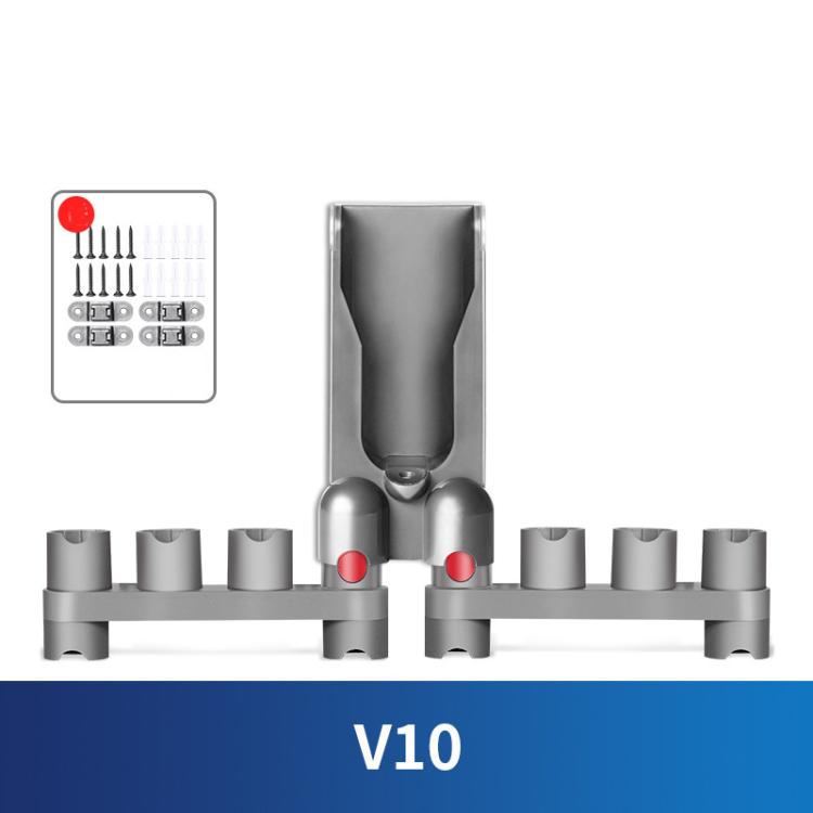 Vacuum Cleaner Wall Mount Storage Rack Accessory Holder Holds Up to 10 Attachments