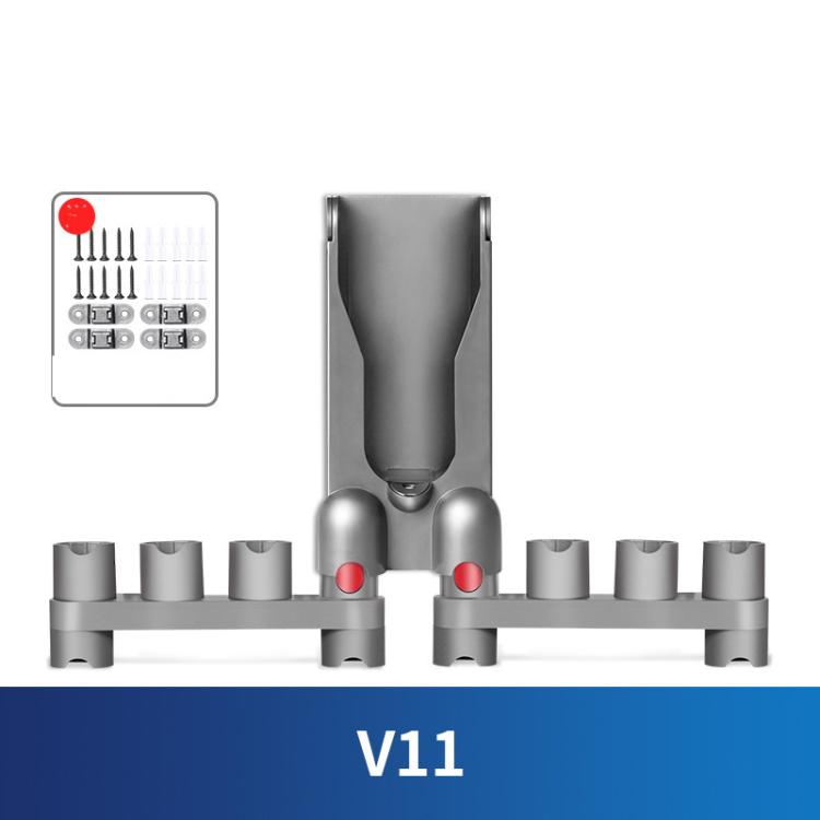 Vacuum Cleaner Wall Mount Storage Rack Accessory Holder Holds Up to 10 Attachments