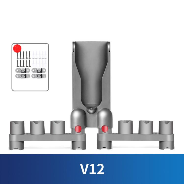 Vacuum Cleaner Wall Mount Storage Rack Accessory Holder Holds Up to 10 Attachments