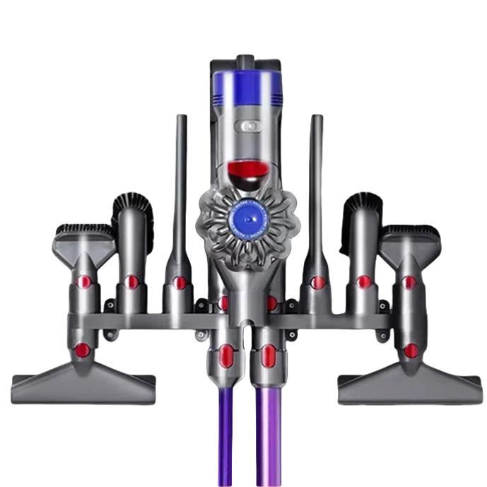 Vacuum Cleaner Wall Mount Storage Rack Accessory Holder Holds Up to 10 Attachments