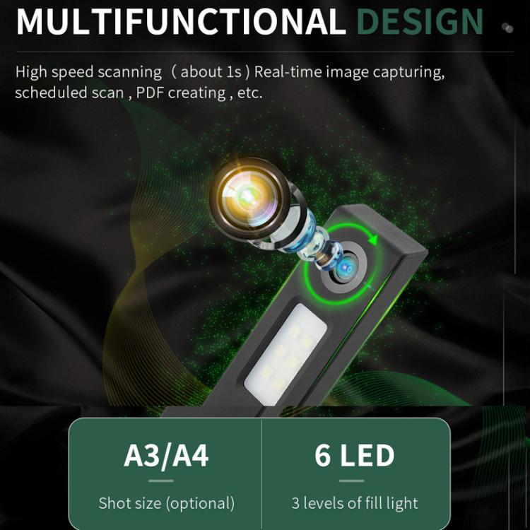 NETUM 12MP Auto-Focus Document Camera Scanner For A3/A4 Size HD Scanning For Books, Photos & Office