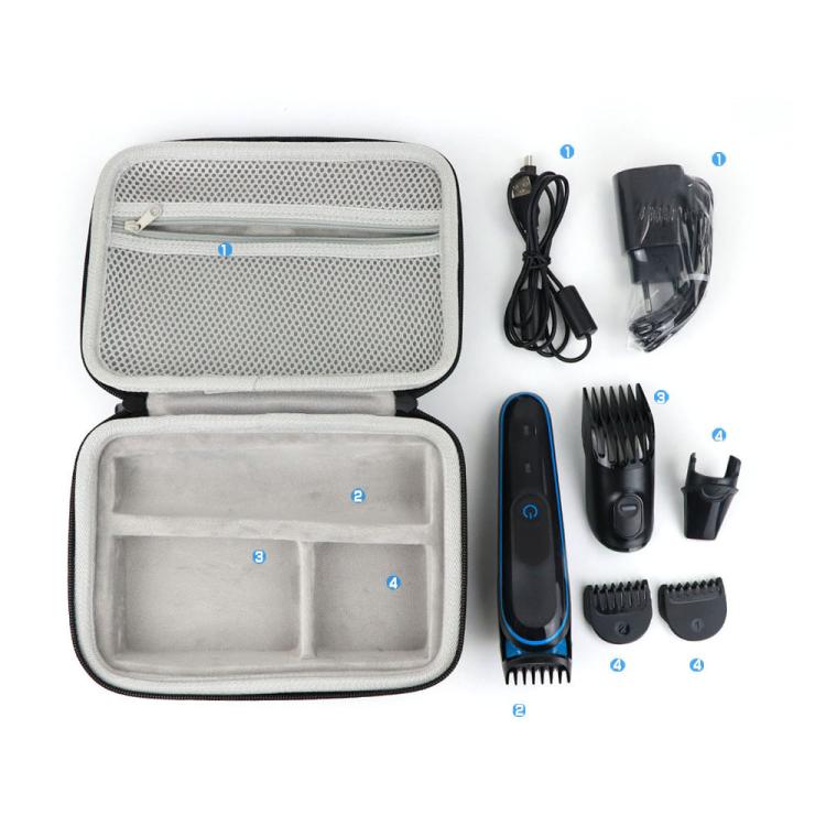 EVA Storage Bag For Braun MGK3020 / MGK3060 / MGK3080 Beard Trimmer and Hair Clipper