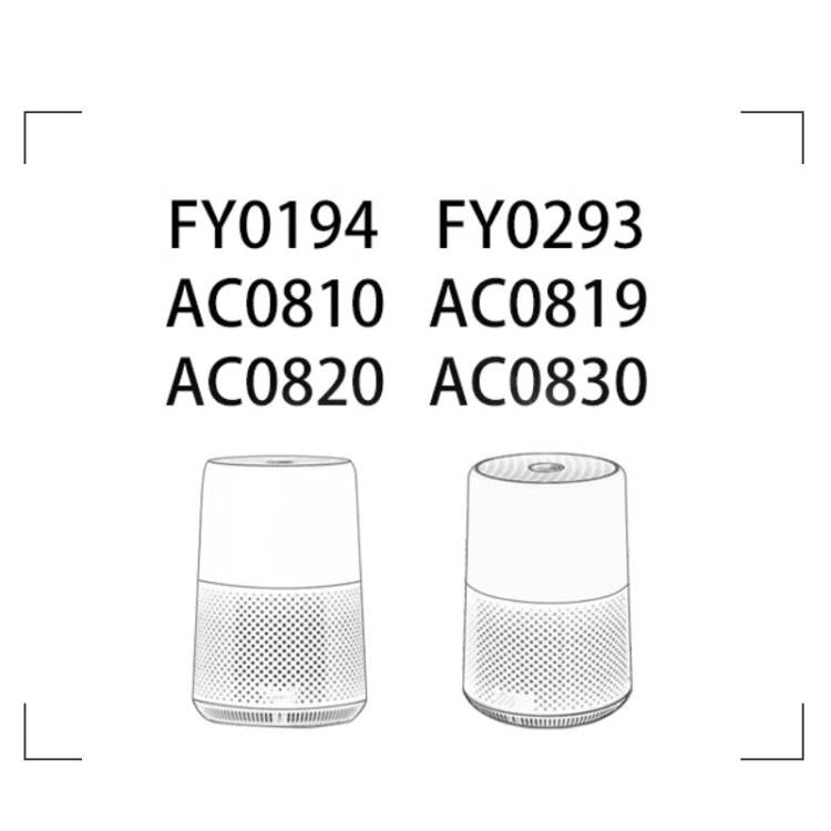 Filter For Philips Air Purifier AC0820 / AC0830 / AC0810 / AC0819