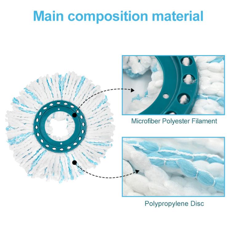 4pcs /Pack Mop Head for Leifheit Twist Mop Super Absorbent Microfiber Replacement