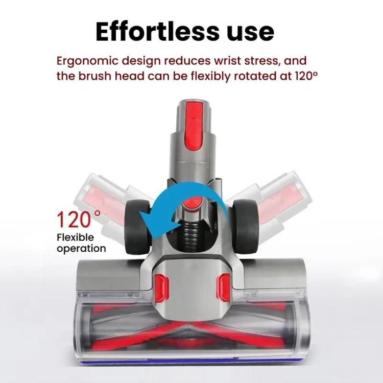For Dyson V7/V8/V10/V11 Vacuums High-Torque Motorized Carpet Brush Head with 6 Green LEDs