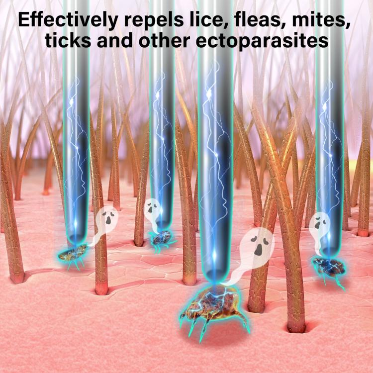 PaiPaitek PD166 Pet Safe Physical Worming Electronic Comb Pet Flea Control Brush