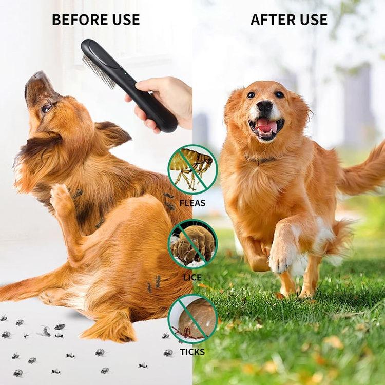 PaiPaitek PD166 Pet Safe Physical Worming Electronic Comb Pet Flea Control Brush