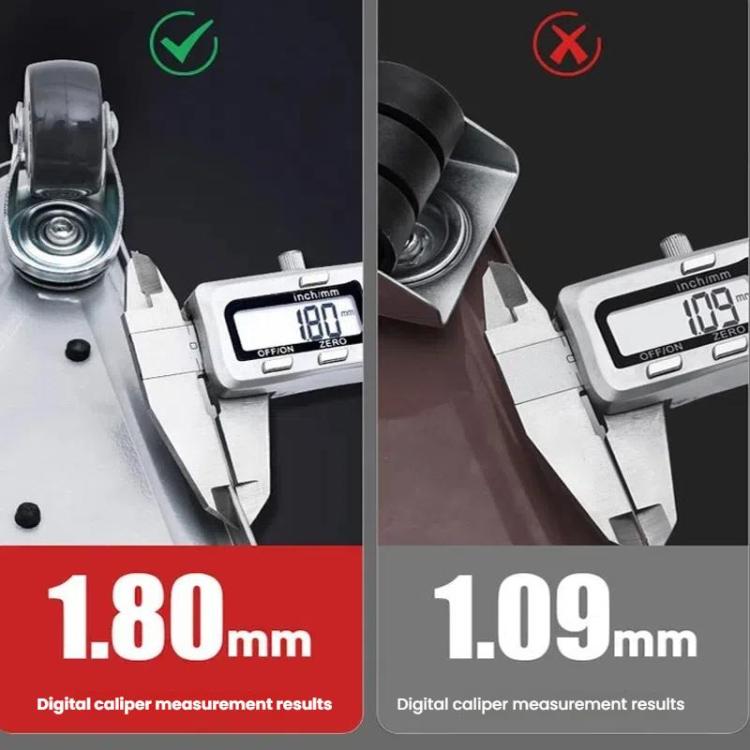 Heavy-Duty Moving Dolly with 360-degree Swivel Wheels & Brake System 3086 lbs Capacity for Furniture, Appliances, Warehouse