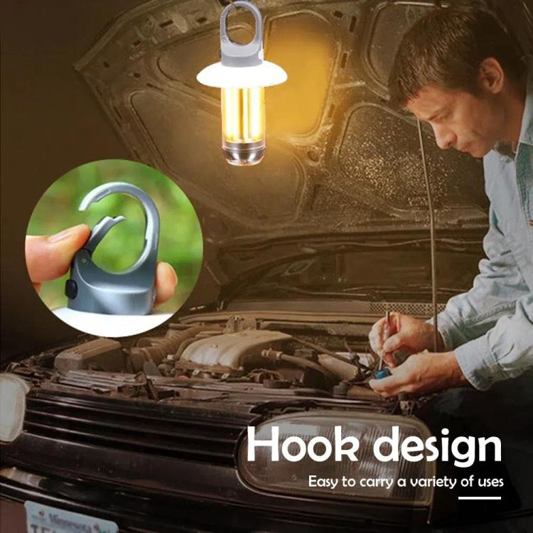 Rechargeable Dual Light Source Camping Lantern & Flashlight Warm/White Portable Outdoor Light