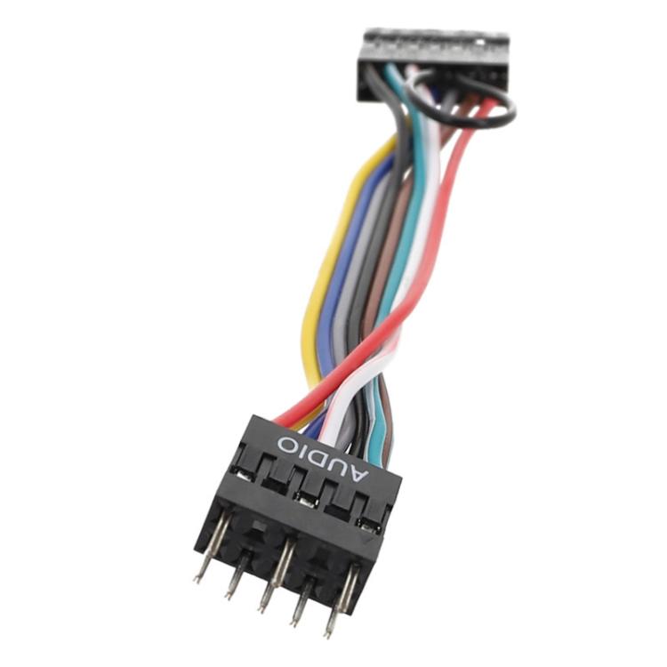 For Lenovo Motherboards In ATX Chassis Front 13 Holes To 9 Pin Cable