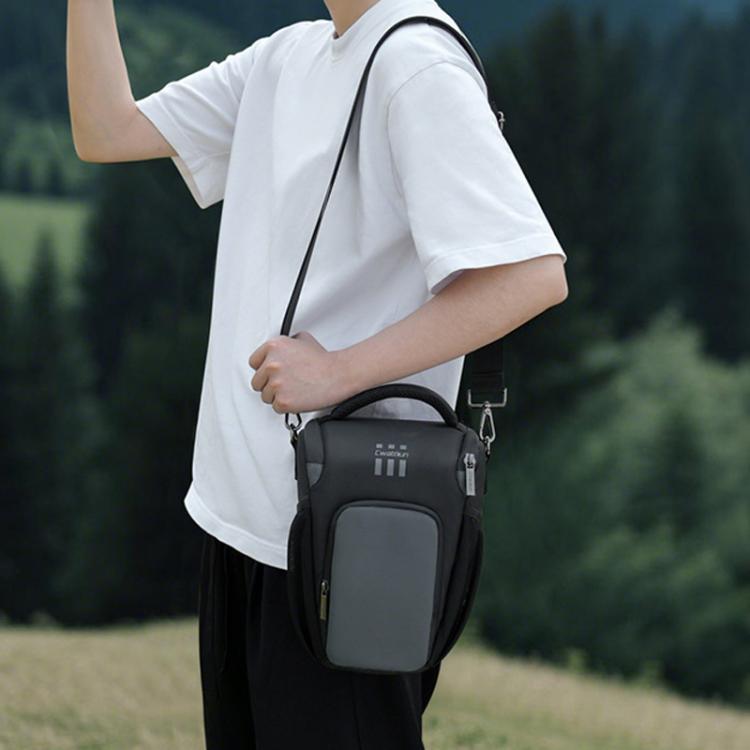 Lightweight Portable Leather Film Material Camera Crossbody Bag