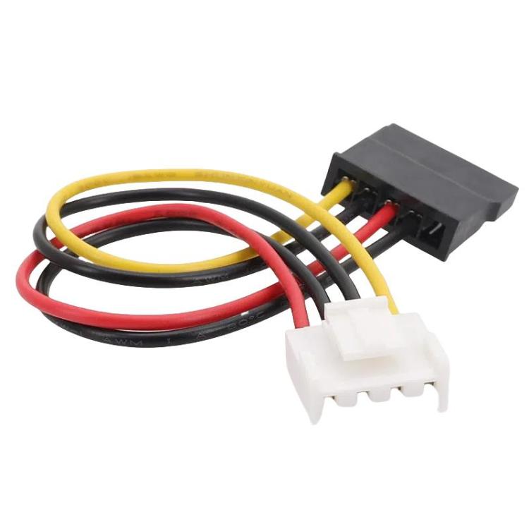 DVR Power Cable 4P To SATA 15P HDD Cable