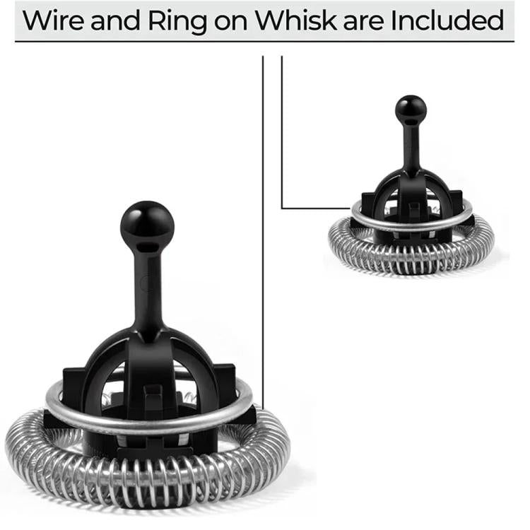 For Nespresso Aeroccino 3 / Aeroccino 4 Milk Frother Attachment Replacement for Hot/Cold Foam Quick Frothing