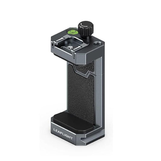 Leaplight Dual Cold Shoe All-Metal Phone Mount with 4x1/4 Inch Screw Ports & Arri Locating Holes