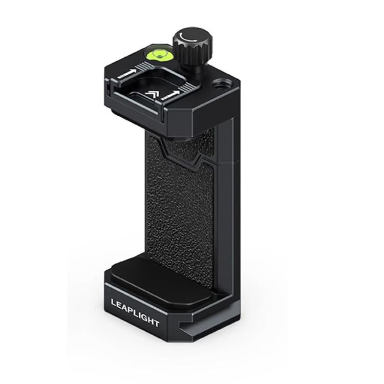 Leaplight Dual Cold Shoe All-Metal Phone Mount with 4x1/4 Inch Screw Ports & Arri Locating Holes