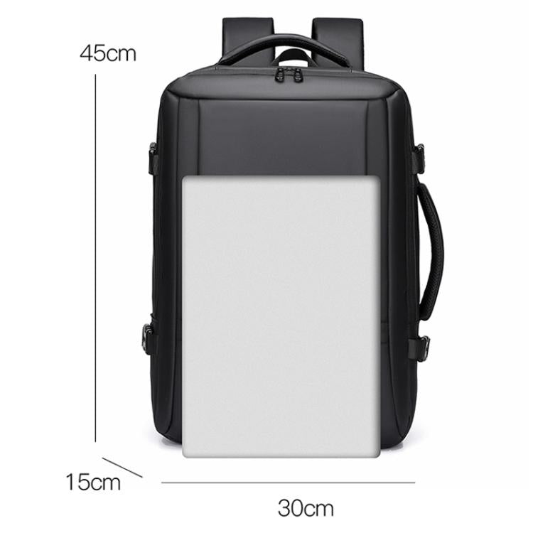 WEIXIER B759 Simple Expandable Men Shoulder Bag Large Capacity Laptop Backpacks