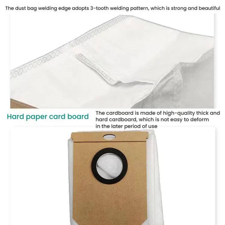 For Eufy L50 / L60 2pcs Dust Collecting Bags Nonwoven Filter Trash Bags