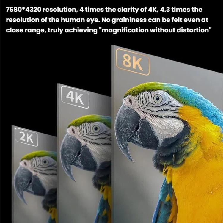 VegGieg W-H114 HDMI 2.1 HD Cable 8K 60Hz TV Set-Top Box Computer Monitor Projection Video Cable