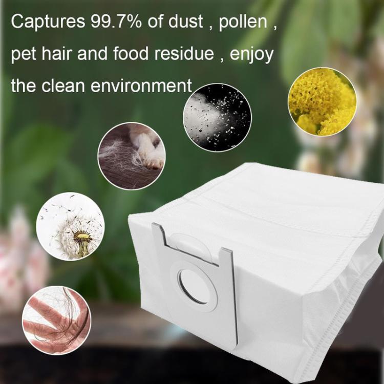 For ROIDMI EVE Plus Robot Vacuum 3pcs/Pack Dust Bag Replacement Parts