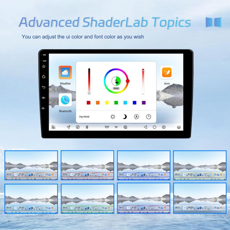 7 Inch 4+64G WiFi Version Dual Butt Universal Bluetooth Wireless Carplay Car Navigation Center Control