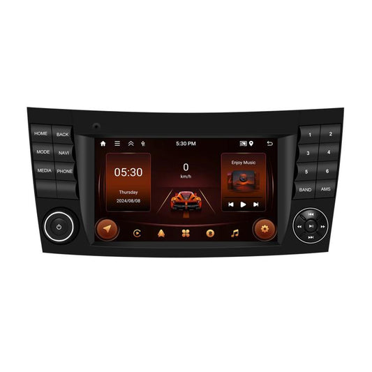 7 inch Horizontal Screen 2+64G Bluetooth Car Player Carplay Car Center Control Integrated Machine For Mercedes-Benz W211 / E200 / E220 / CLS350 / CLS500