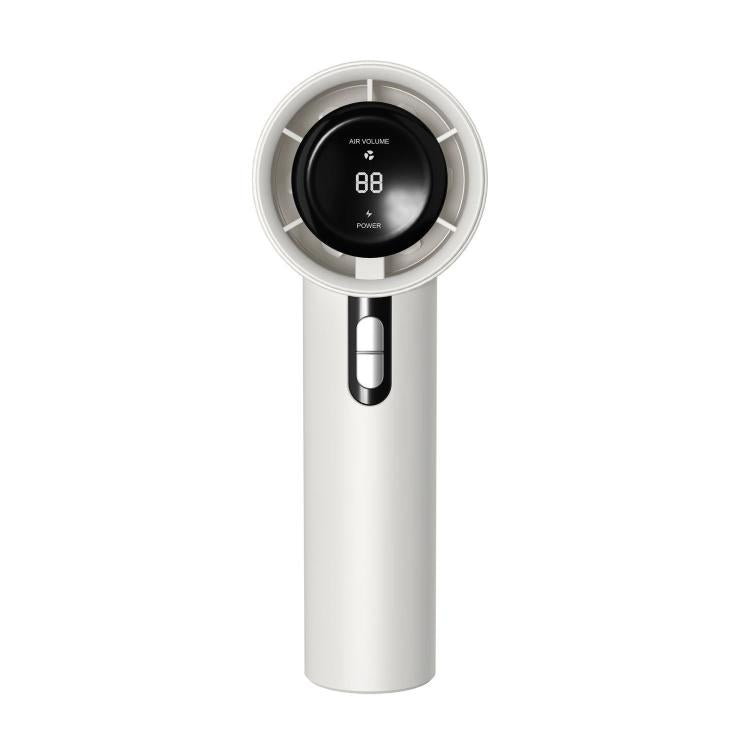 100-gear 1200mAh High Speed Handheld Fan Bladeless Mini Digital Display Small Fan, 1200mAh