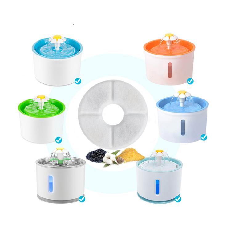 5pcs /Pack Replacement Filter For Pet Water Fountain Water Dispenser Pre-Filter