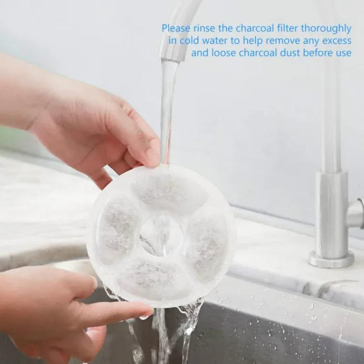 5pcs /Pack Replacement Filter For Pet Water Fountain Water Dispenser Pre-Filter