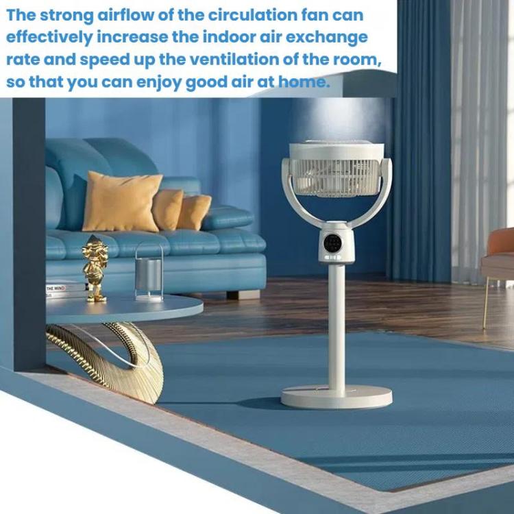 Air Circulation Fan Turbo Light Convection Standing Fan Remote Control Timer Floor Fan