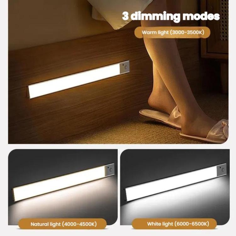 Rechargeable Motion Sensor Light Bar Cabinet Wardrobe Lamp With Remote Control