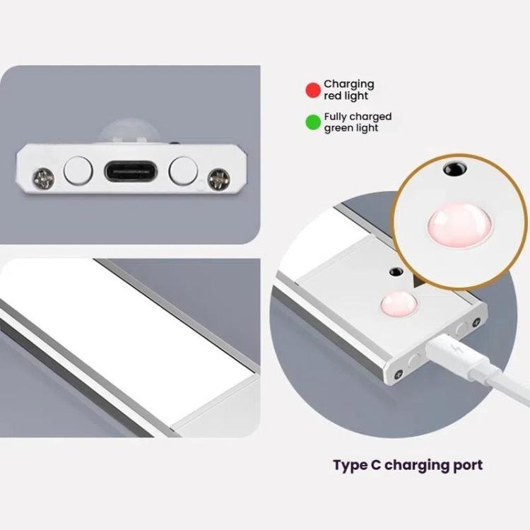 Rechargeable Motion Sensor Light Bar Cabinet Wardrobe Lamp With Remote Control
