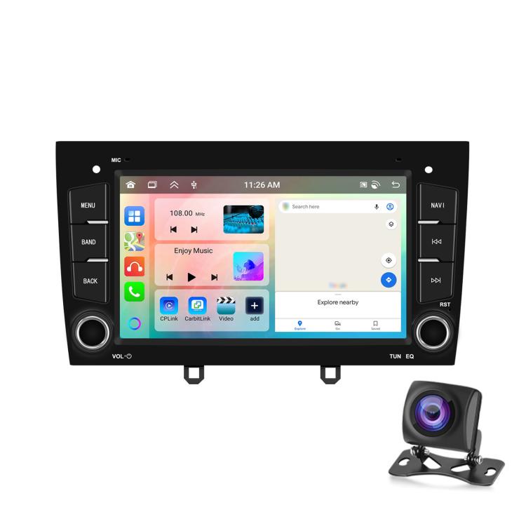 For Peugeot 408 7 inch Horizontal Screen Carplay Car Player Car Navigation Center Control
