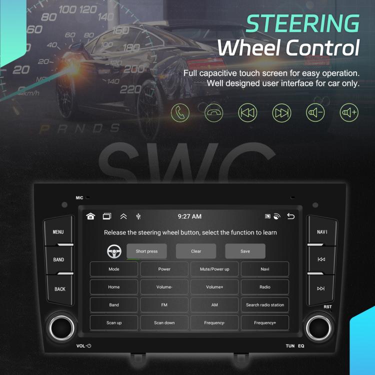 For Peugeot 408 7 inch Horizontal Screen Carplay Car Player Car Navigation Center Control