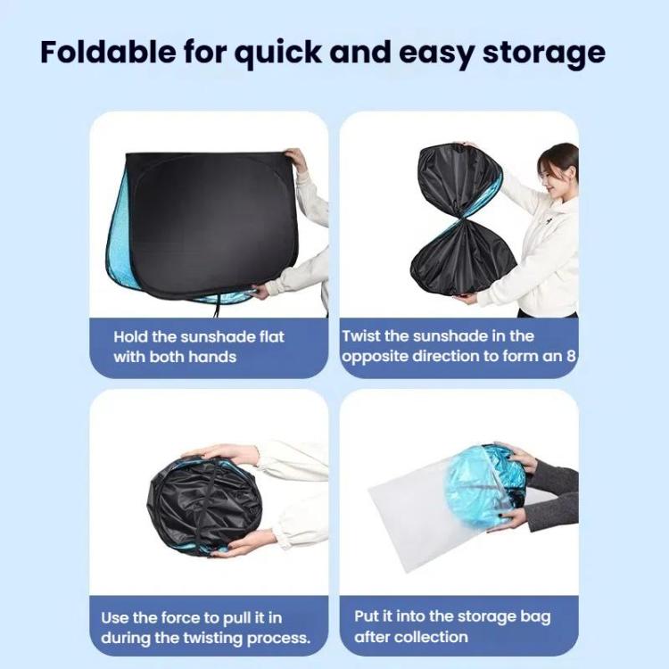 SUITU ST-4024L Car Front Windshield Sunshade Sunscreen Heat Insulation Visor