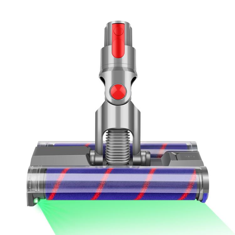 For Dyson V7/V8/V10/V11/V15 Dual Roller Soft Velvet Floor Brush With LED Dust Detection