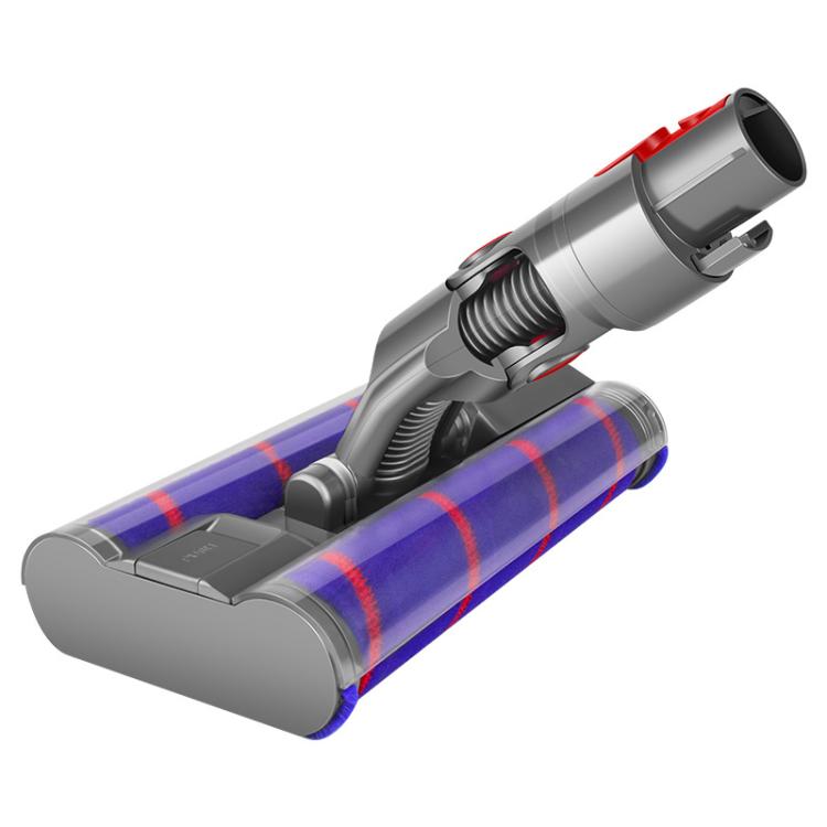 For Dyson V7/V8/V10/V11/V15 Dual Roller Soft Velvet Floor Brush With LED Dust Detection