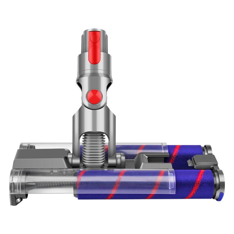 For Dyson V7/V8/V10/V11/V15 Dual Roller Soft Velvet Floor Brush With LED Dust Detection
