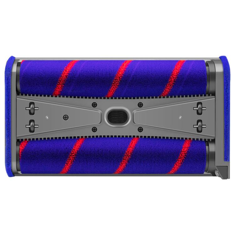For Dyson V7/V8/V10/V11/V15 Dual Roller Soft Velvet Floor Brush With LED Dust Detection