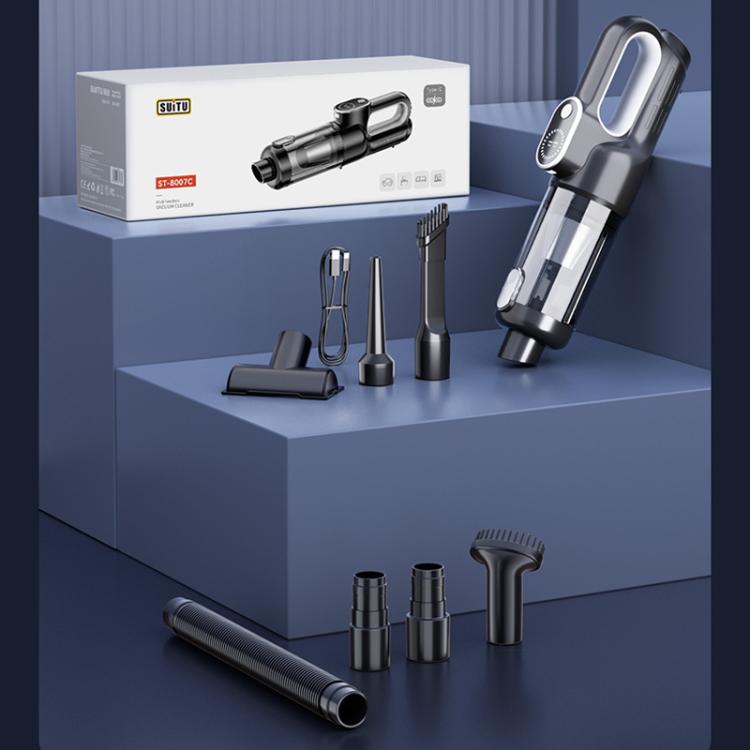 SUITU ST-8007C Car Vacuum Cleaner Vacuuming Blowing Home Outdoor Handheld Small Brushless Vacuum Cleaner