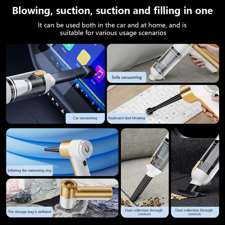 SUITU ST-6692Plus Car Power Suction Vacuum Cleaner Household Handheld Small Vacuum Cleaner