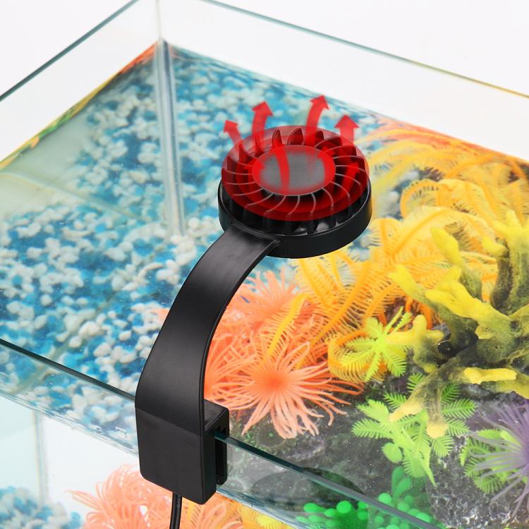 5W Blue White Aquarium LED Clip Light with 12 LEDs USB Powered Mini Fish Tank Light for Aquatic Plants, Water Grass & Small Tanks
