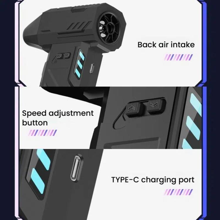 Turbo Fan Blow Suction Dual Purpose Camping Outdoor Handheld Hair Dryer