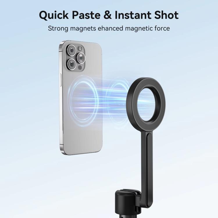 TELESIN 1.3m Magnetic Selfie Stick Tripod Phone Stand for Outdoor Vlog & Live Streaming with Bluetooth Remote